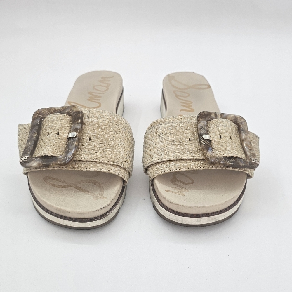 Sam Edelman Ariane Platform Sandals Eggshell Size 9.5 – Preowned - Picture 4 of 12